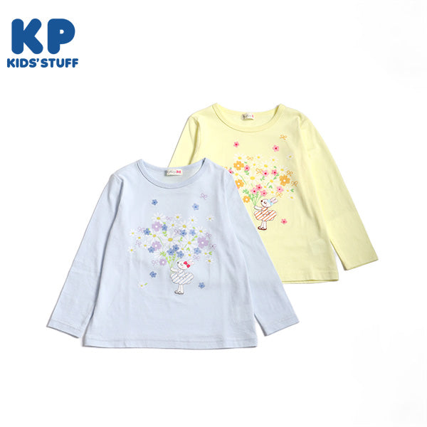 KP(ケーピー)mimiちゃんとブーケの長袖Tシャツ(100～130) – KP