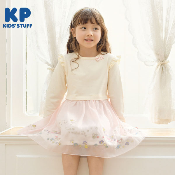 《SALE》KP(ケーピー)フェアリーmimiちゃんのドッキングワンピース(100～130)